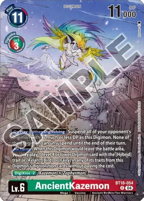 Image for AncientKazemon (Tamer's Selection Box Ver. Championship 2024) - Digimon Card Game