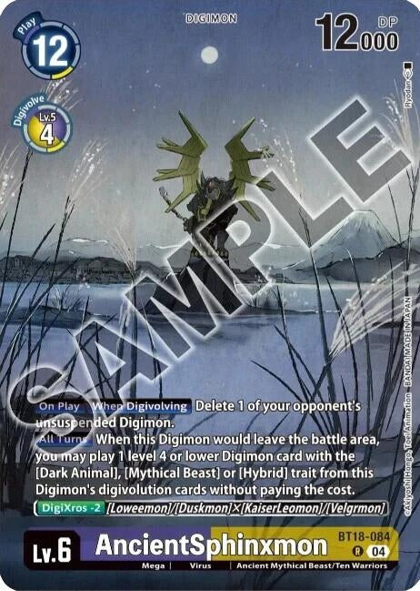 Image for AncientSphinxmon (Tamer's Selection Box Ver. Championship 2024) - Digimon Card Game