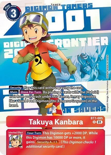 Image for Takuya Kanbara (Digimon Animation Series 25th Anniversary Set) - Digimon Card Game