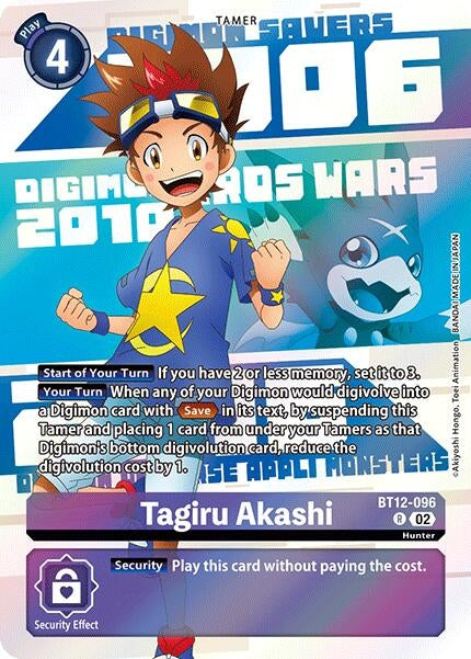 Image for Tagiru Akashi (Digimon Animation Series 25th Anniversary Set) - Digimon Card Game