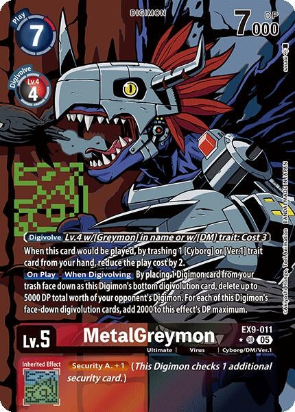 Image for MetalGreymon (Alternate Art) - Digimon Card Game