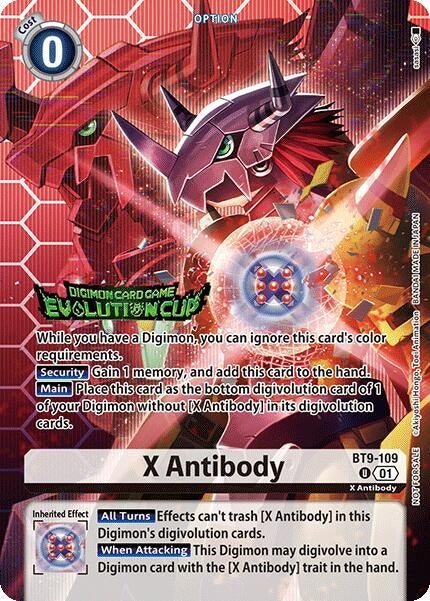 Image for X Antibody (Evolution Cup 2025 Vol. 1) - Digimon Card Game