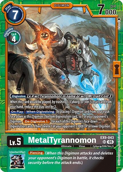 Image for MetalTyrannomon - Digimon Card Game