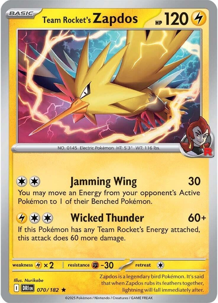Image for Team Rocket's Zapdos - Pokemon