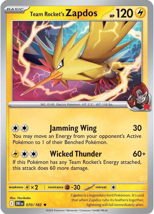 Image for Team Rocket's Zapdos - Pokemon