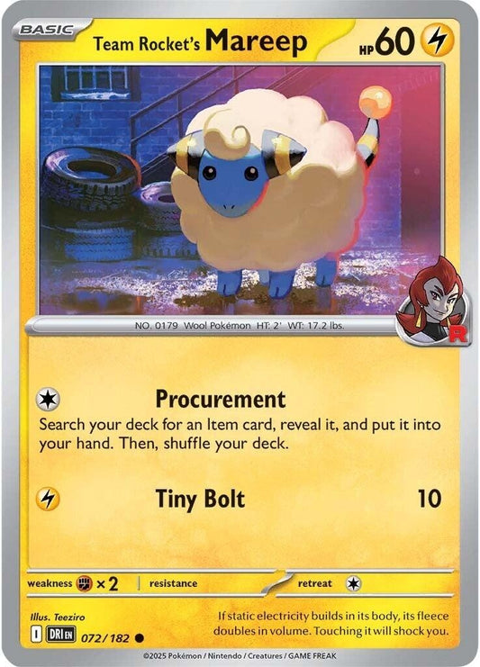 Image for Team Rocket's Mareep - Pokemon