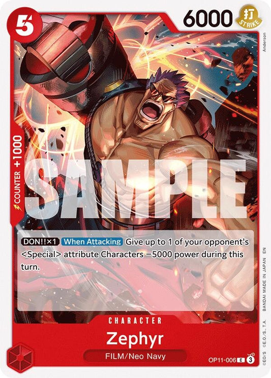 Image for Zephyr - One Piece Card Game