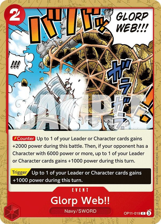 Image for Glorp Web!! - One Piece Card Game