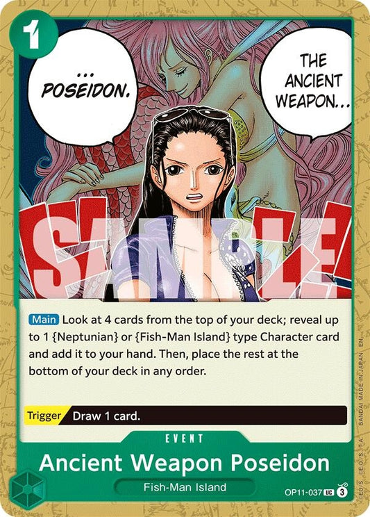 Image for Ancient Weapon Poseidon - One Piece Card Game