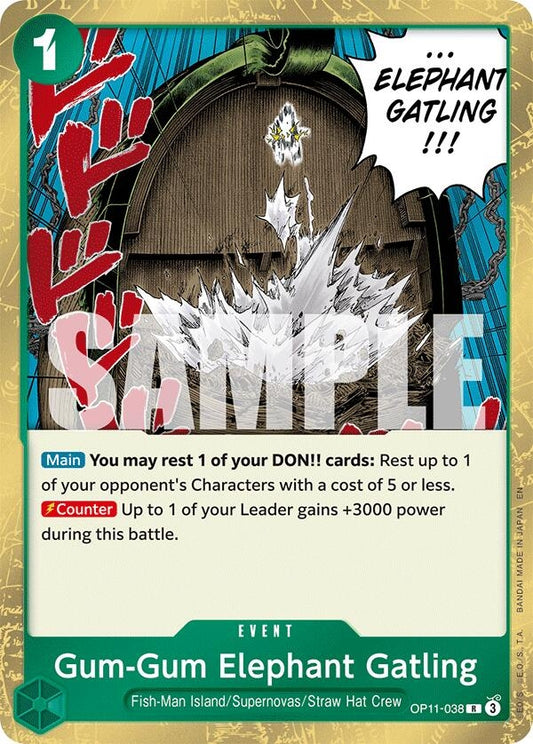Image for Gum-Gum Elephant Gatling - One Piece Card Game