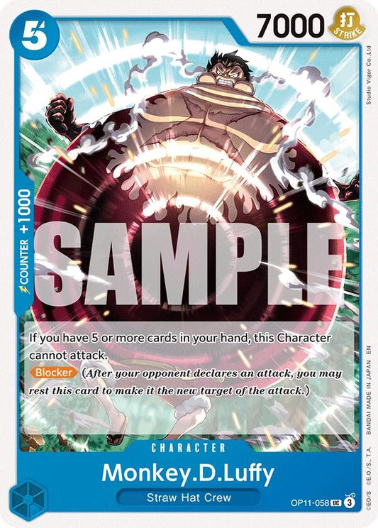 Image for Monkey.D.Luffy (058) - One Piece Card Game