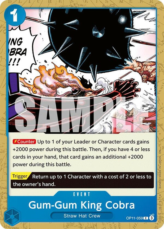 Image for Gum-Gum King Cobra - One Piece Card Game