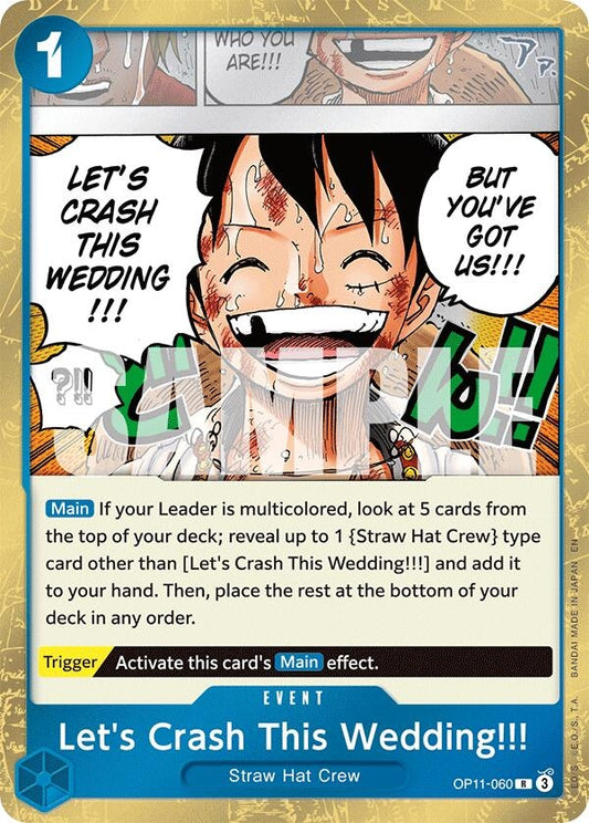 Image for Let's Crash This Wedding!!! - One Piece Card Game