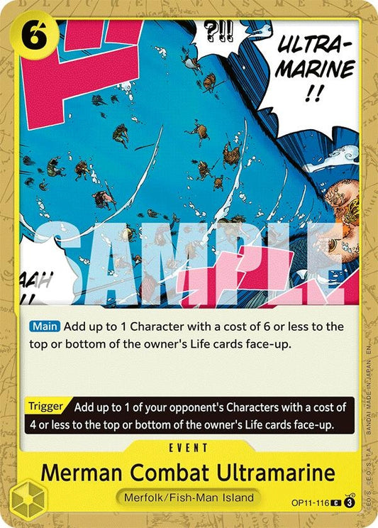 Image for Merman Combat Ultramarine - One Piece Card Game