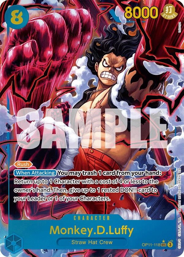 Image for Monkey.D.Luffy (118) (Alternate Art) - One Piece Card Game