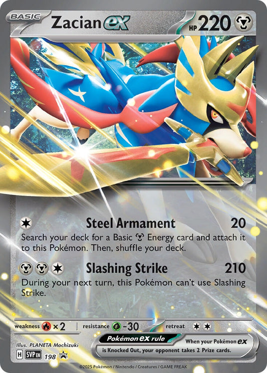 Image for Zacian ex - 198 - Pokemon