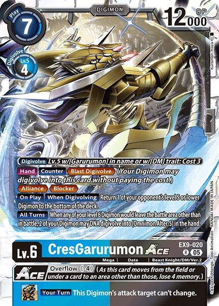 Image for CresGarurumon ACE - Digimon Card Game