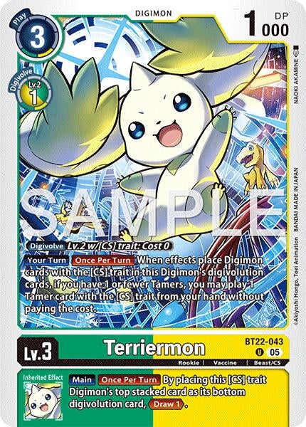Image for Terriermon - Digimon Card Game