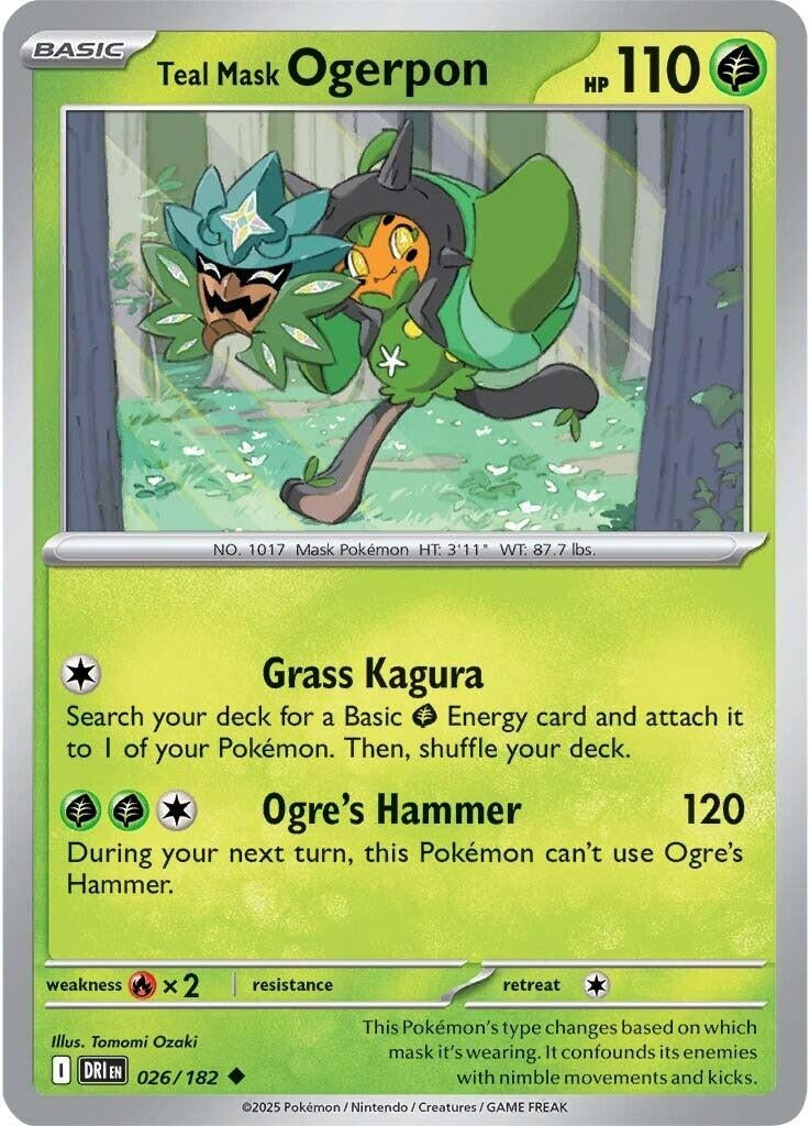 Image for Teal Mask Ogerpon - Pokemon