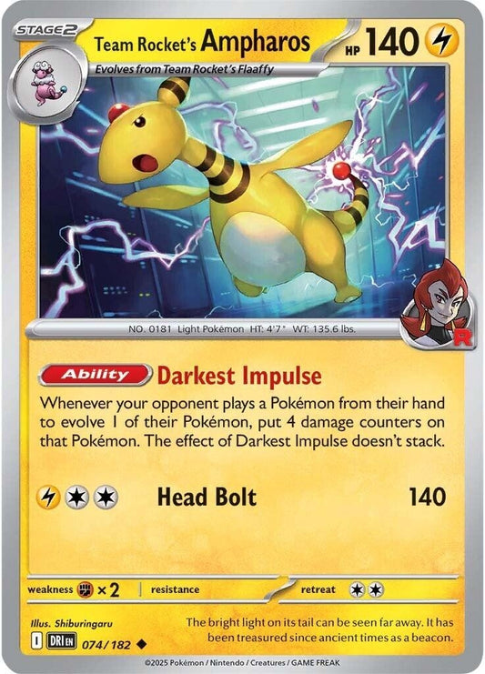 Image for Team Rocket's Ampharos - Pokemon