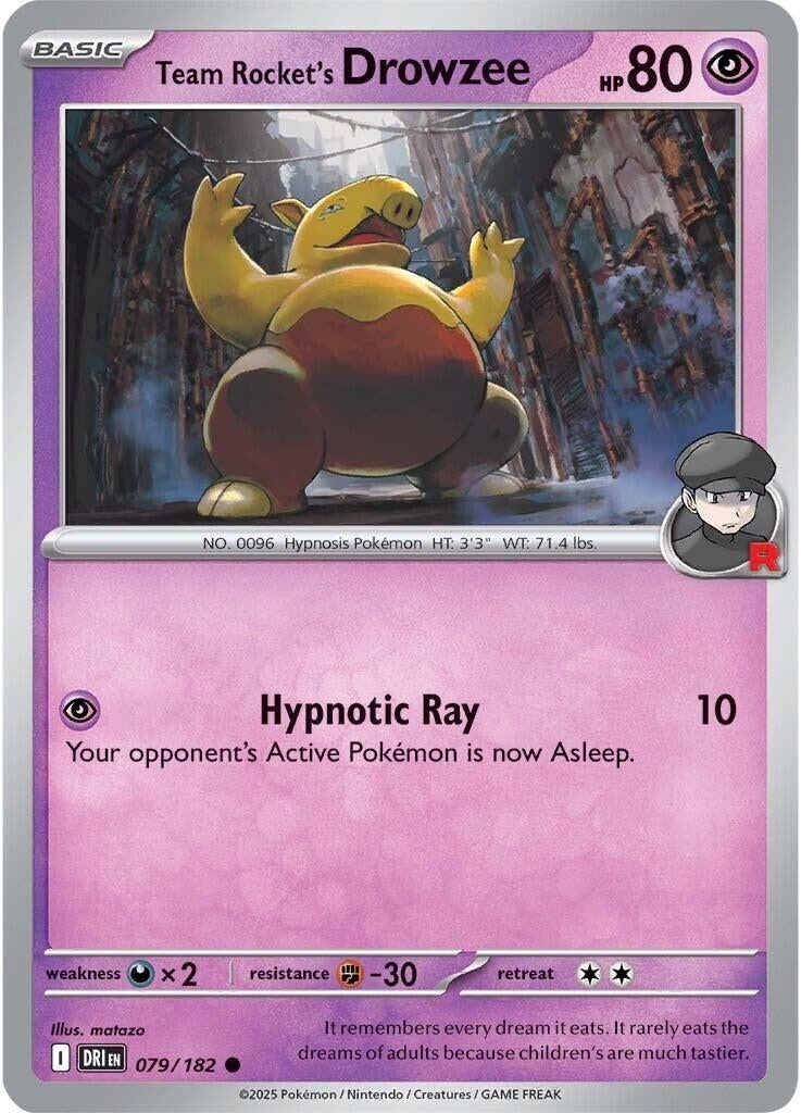 Image for Team Rocket's Drowzee - Pokemon