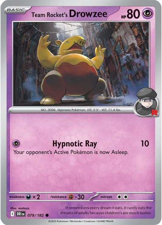 Image for Team Rocket's Drowzee - Pokemon