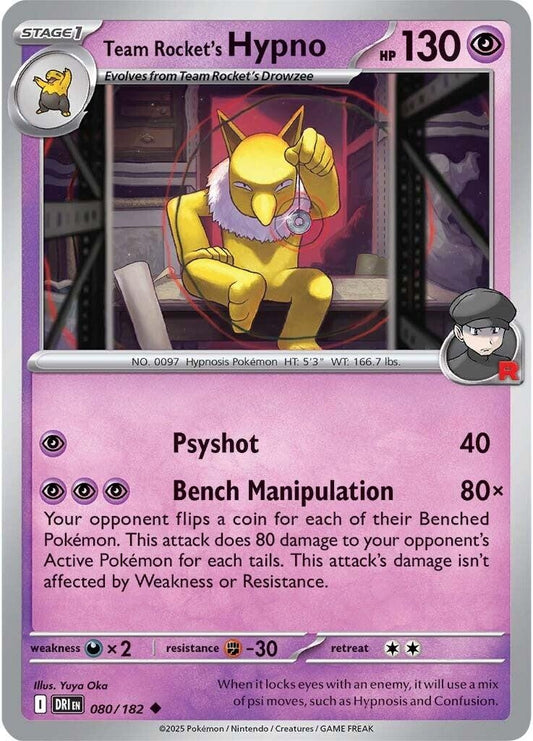 Image for Team Rocket's Hypno - Pokemon