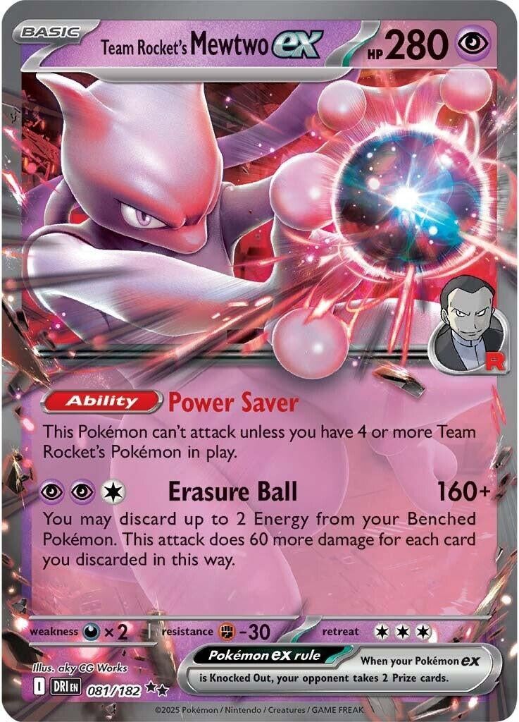 Image for Team Rocket's Mewtwo ex - Pokemon