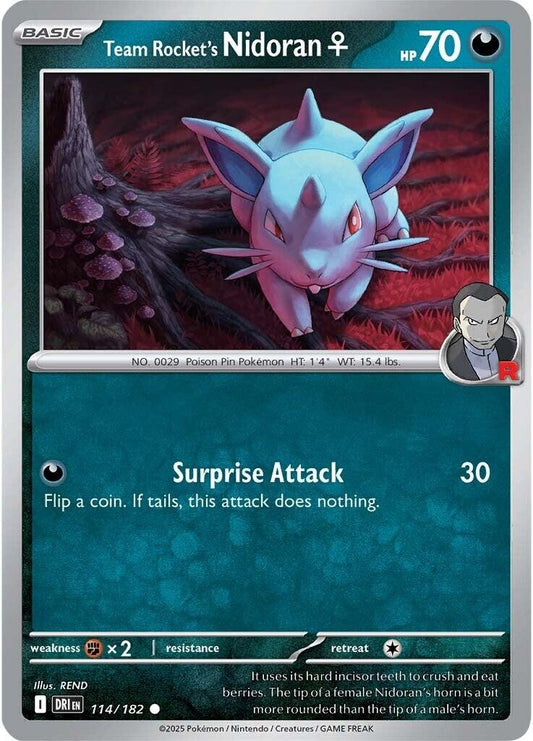 Image for Team Rocket's Nidoran F - Pokemon