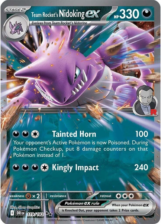 Image for Team Rocket's Nidoking ex - Pokemon