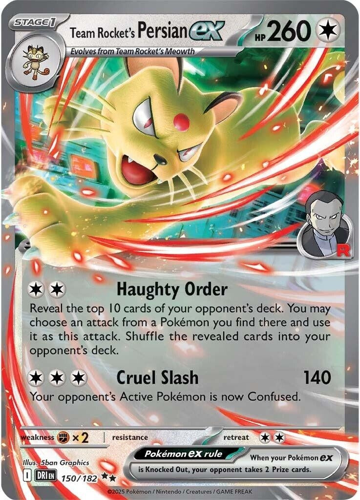 Image for Team Rocket's Persian ex - Pokemon