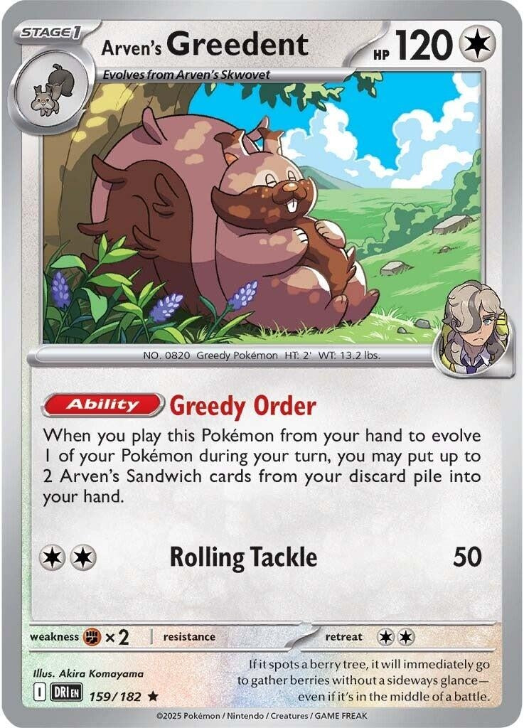 Image for Arven's Greedent - Pokemon