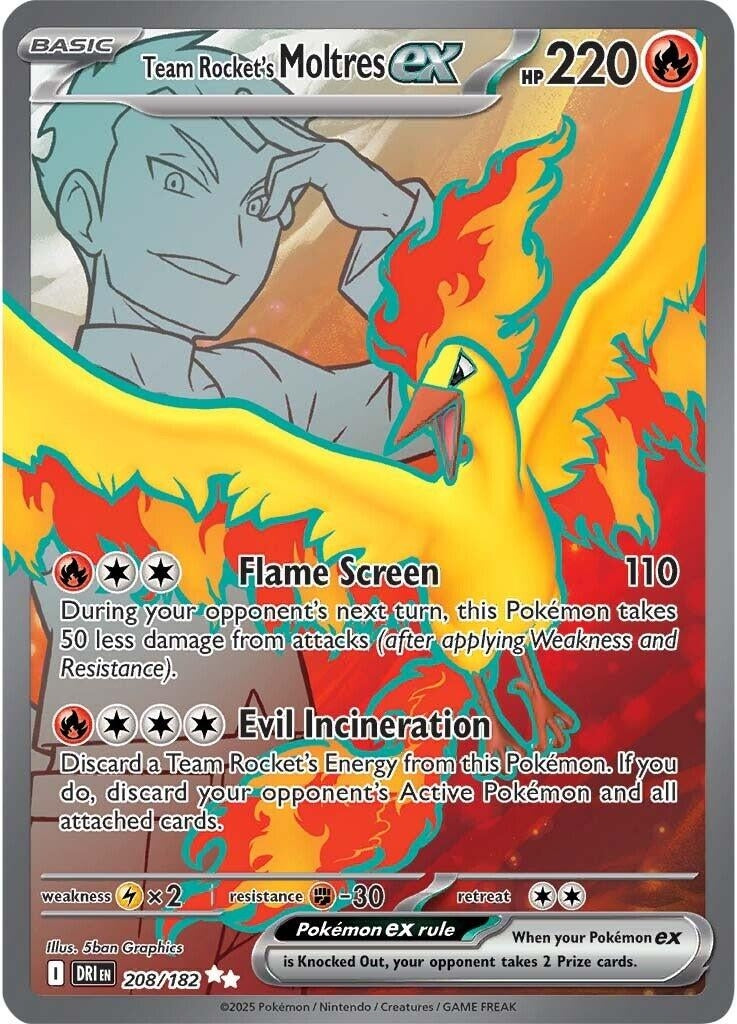 Image for Team Rocket's Moltres ex - Pokemon