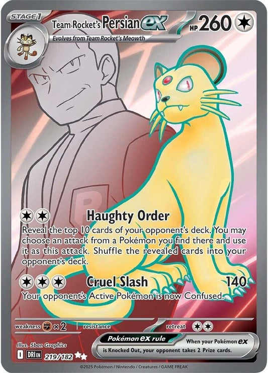 Image for Team Rocket's Persian ex - Pokemon