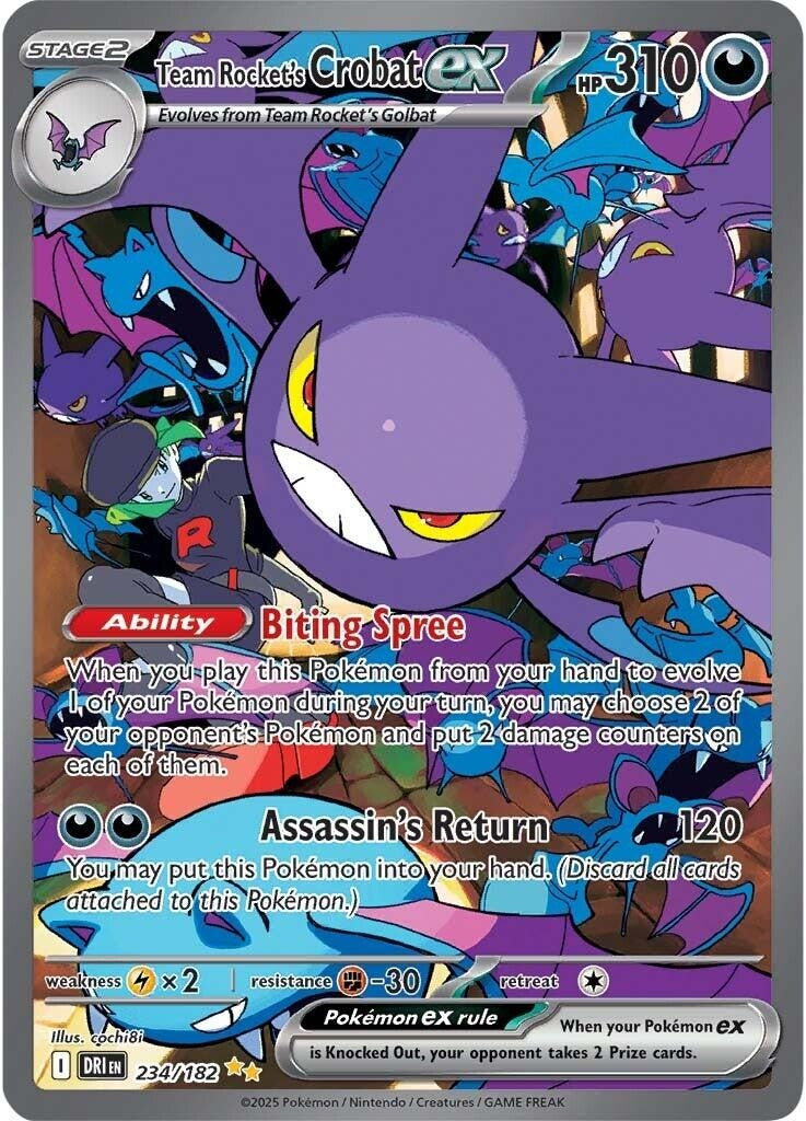 Image for Team Rocket's Crobat ex - Pokemon