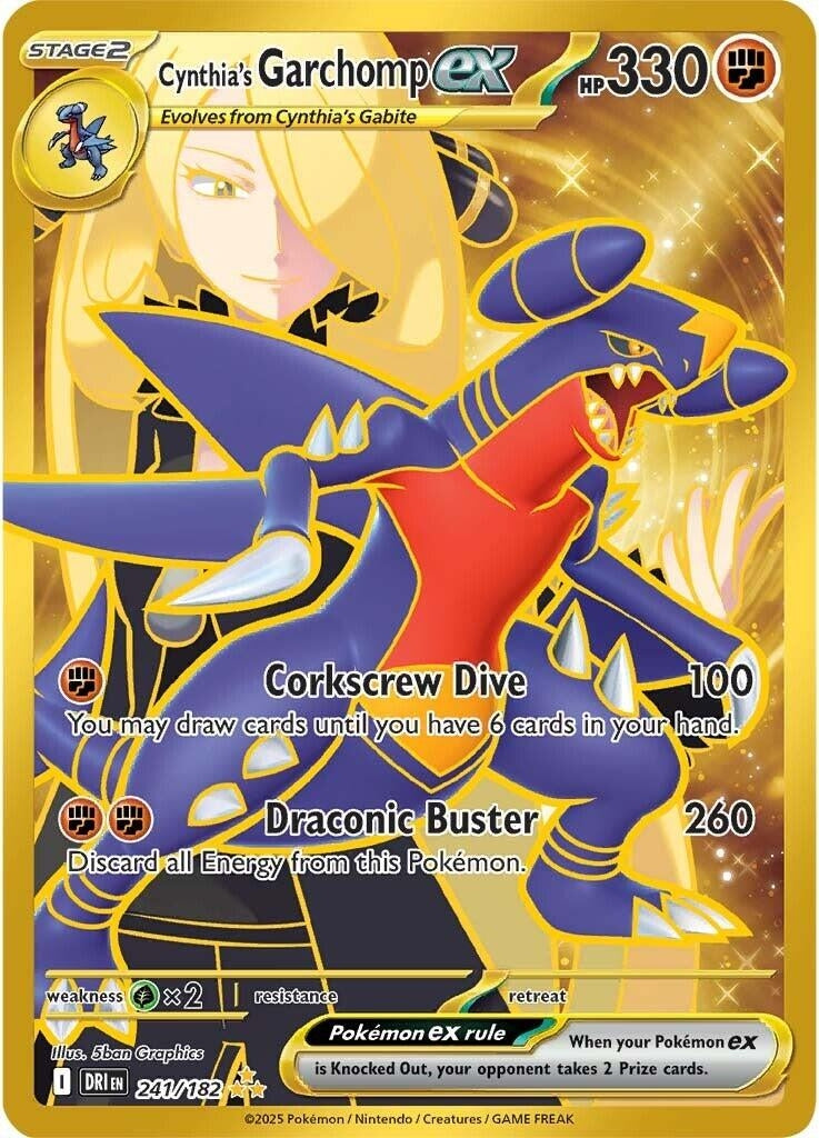 Image for Cynthia's Garchomp ex - Pokemon