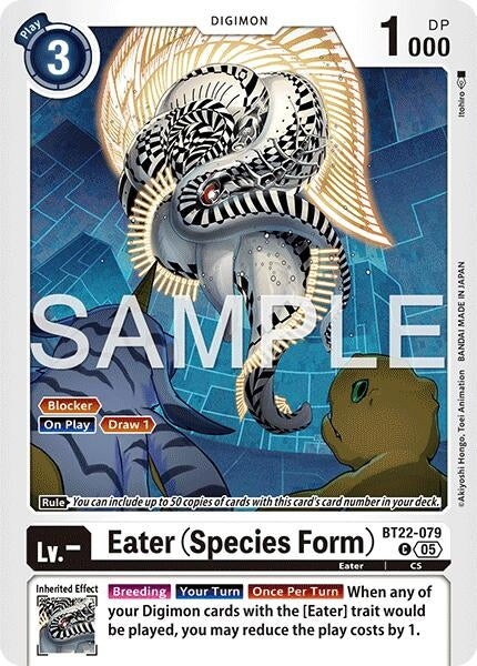 Image for Eater (Species Form) - Digimon Card Game