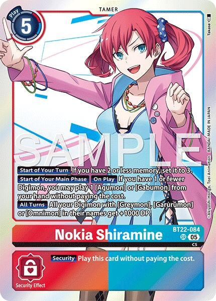 Image for Nokia Shiramine - Digimon Card Game