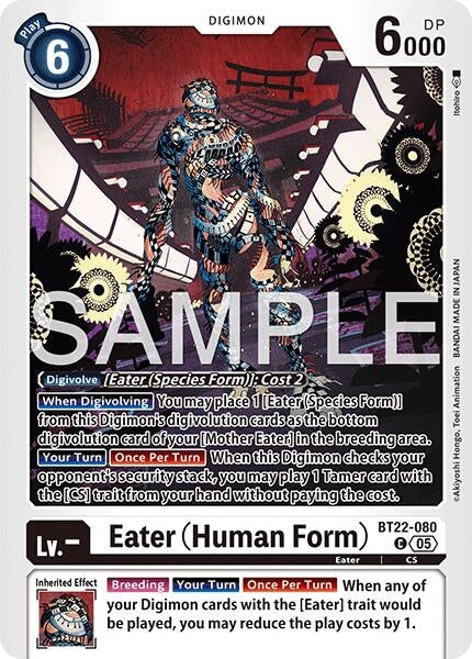 Image for Eater (Human Form) - Digimon Card Game
