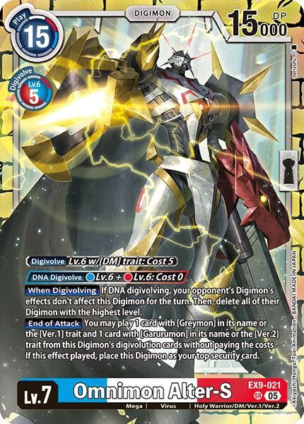 Image for Omnimon Alter-S - Digimon Card Game
