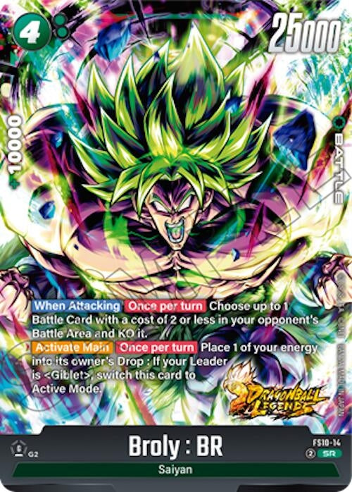 Image for Broly : BR - Dragon Ball Super: Fusion World