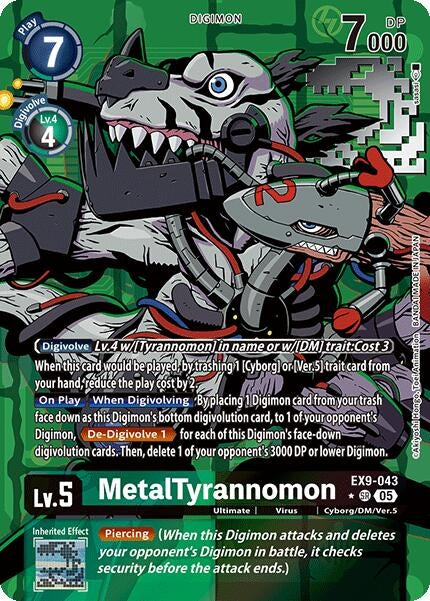 Image for MetalTyrannomon (Alternate Art) - Digimon Card Game