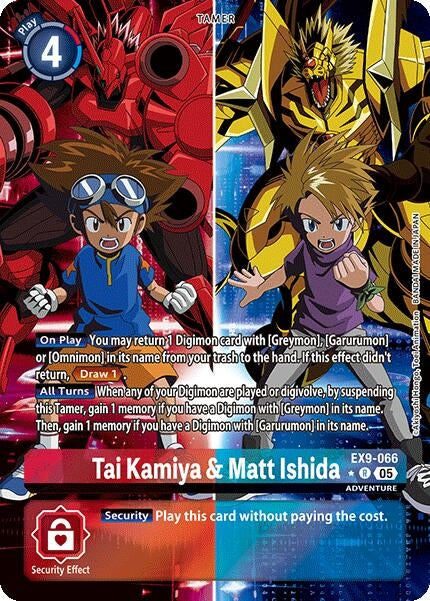 Image for Tai Kamiya & Matt Ishida (Alternate Art) - Digimon Card Game