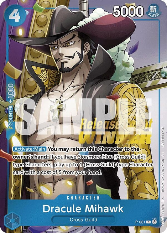Image for Dracule Mihawk (OP11 Release Event Winner) - One Piece Card Game