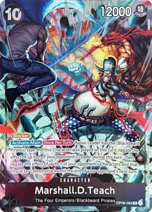 Image for Marshall.D.Teach (093) (English Version 2nd Anniversary Set) - One Piece Card Game