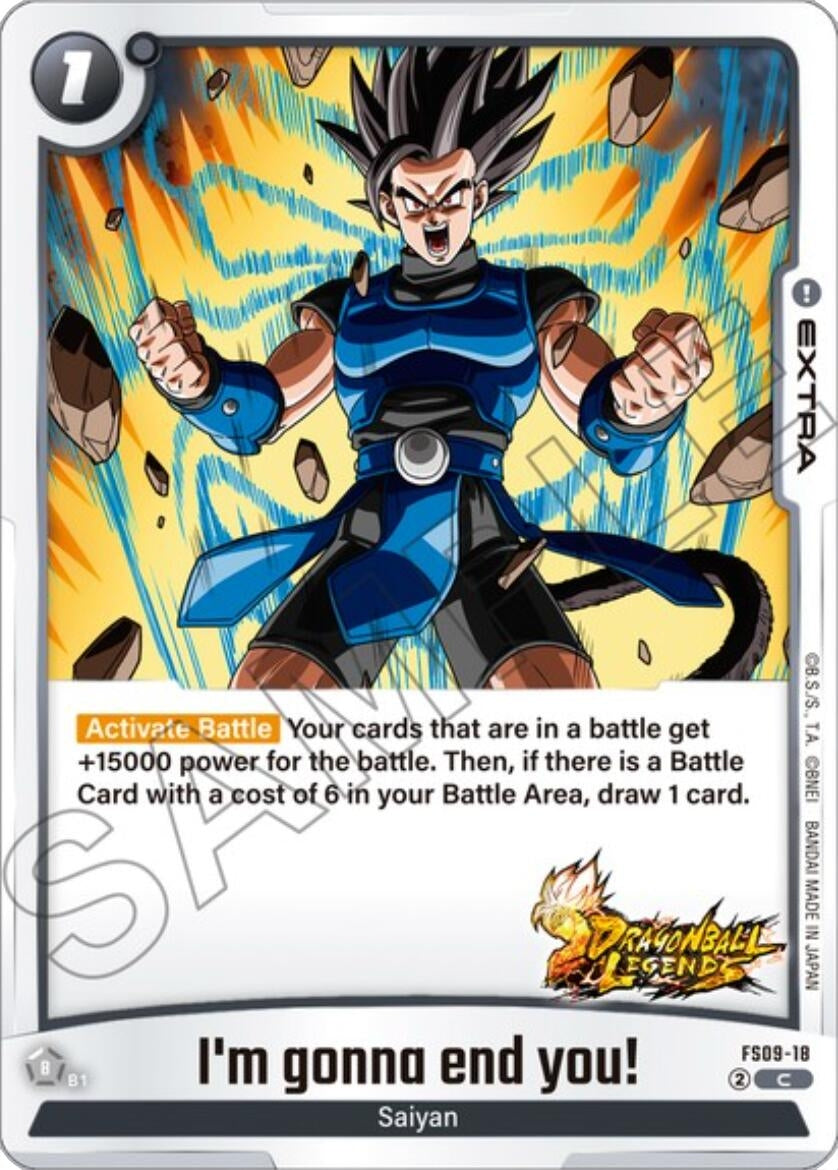 Image for I'm gonna end you! - Dragon Ball Super: Fusion World