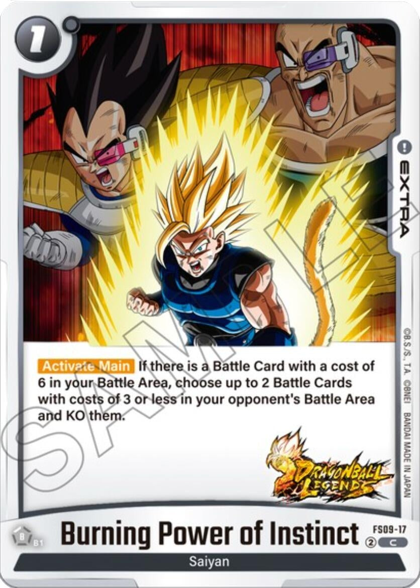 Image for Burning Power of Instinct - Dragon Ball Super: Fusion World