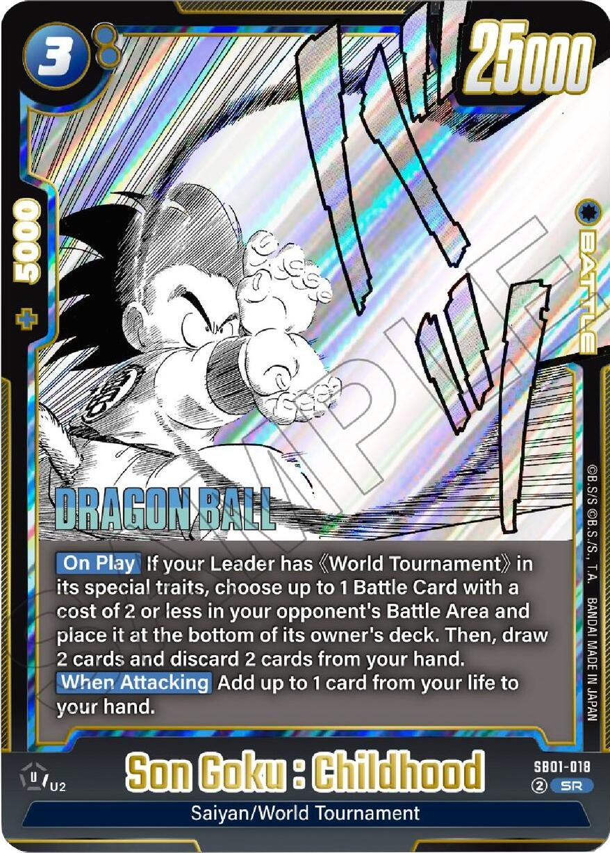 Image for Son Goku : Childhood - SB01-018 - Dragon Ball Super: Fusion World