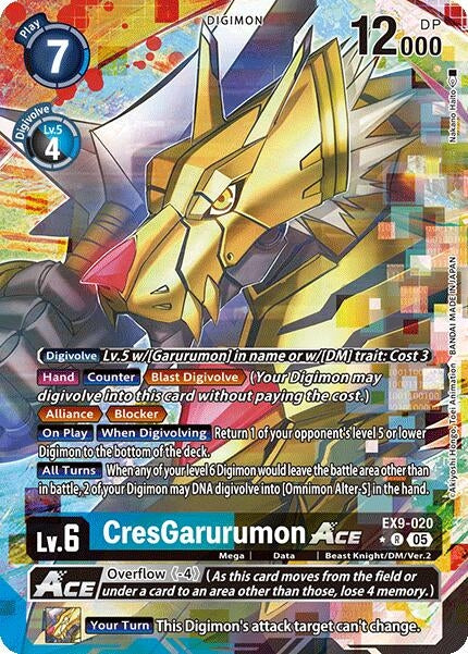 Image for CresGarurumon ACE (Alternate Art) - Digimon Card Game