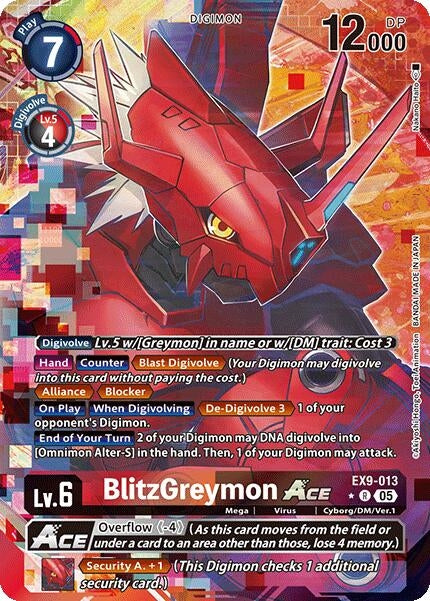 Image for BlitzGreymon ACE (Alternate Art) - Digimon Card Game